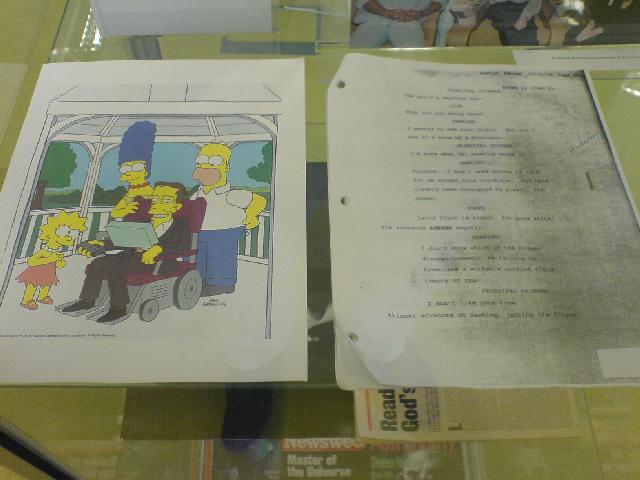 Drehbuch der Simpsons.