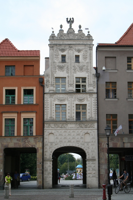 House in Torun (a tram line used to be underneath it)
