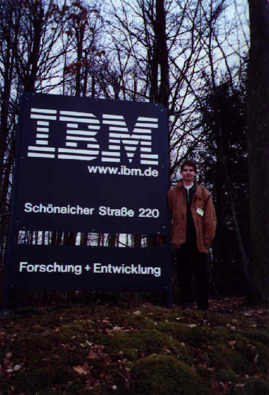 Mrz 2000: Praktikum bei IBM