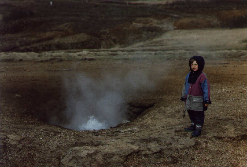 Mai 1988: Geysir, Island