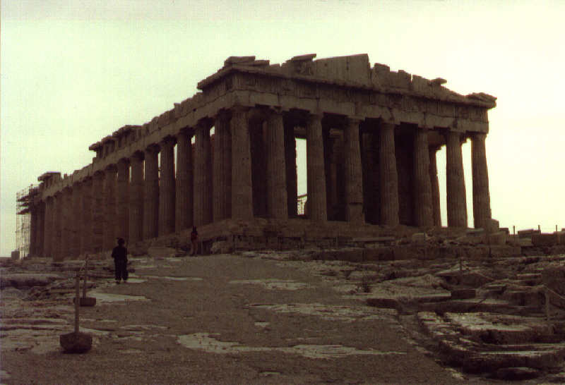 Oktober 1989: Akropolis, Griechenland