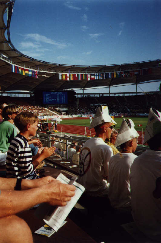 August 1993: Leichtathletik WM in Stuttgart