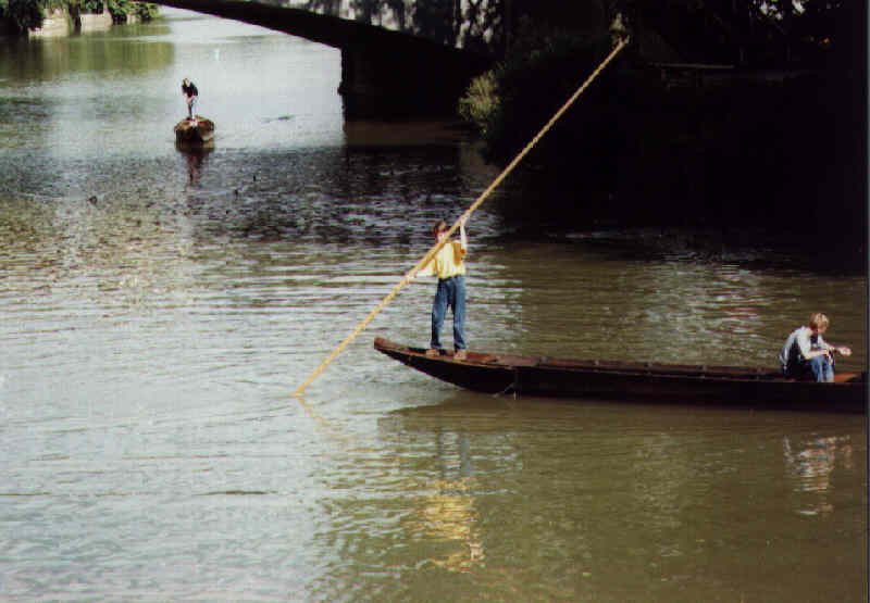 Juni 1999: Stocherkahn, Tbingen