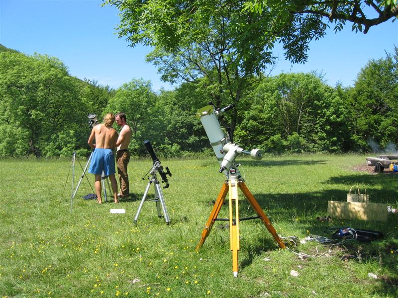 Teleskope, Thomas und Christoph